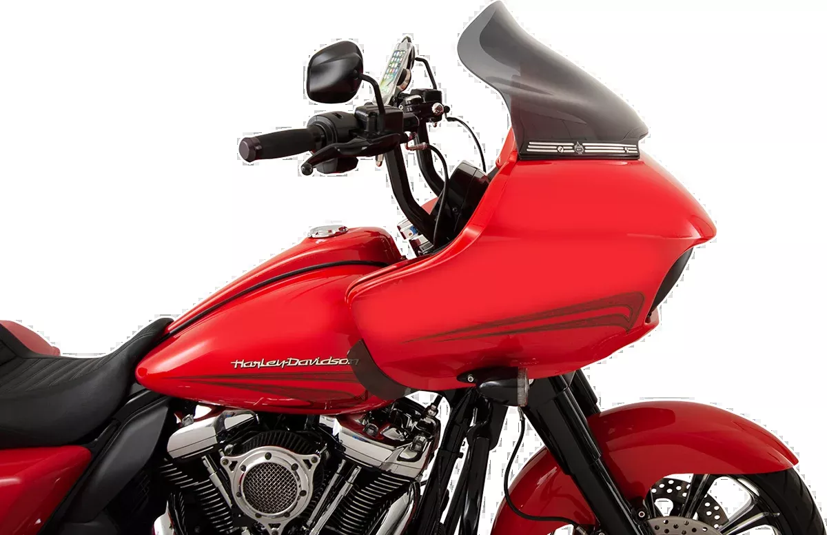 KLOCK WERKS Sport Flare Windshield - 14" - Dark Smoke -15'-23' FLTR - KWW-01-0317