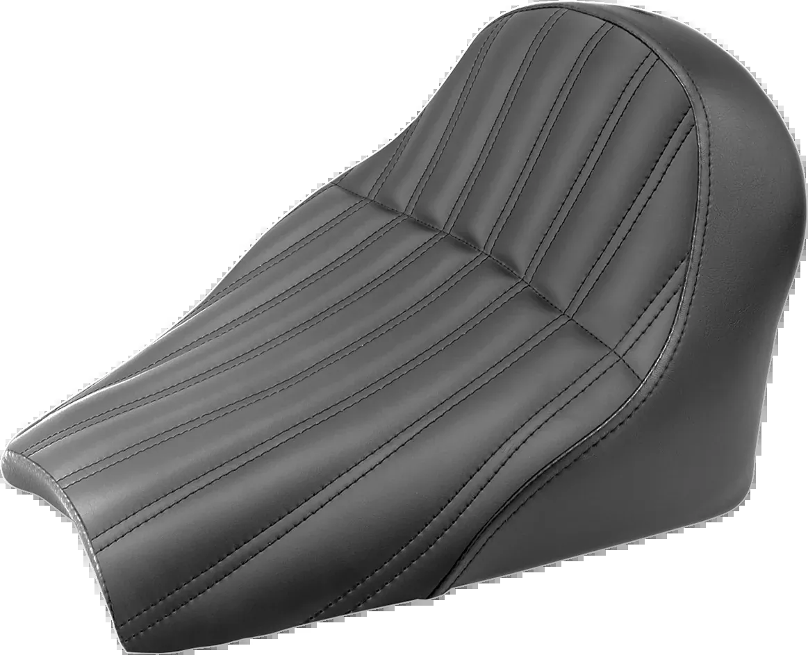 Knuckle Solo Seat - Black - Scout Bobber
