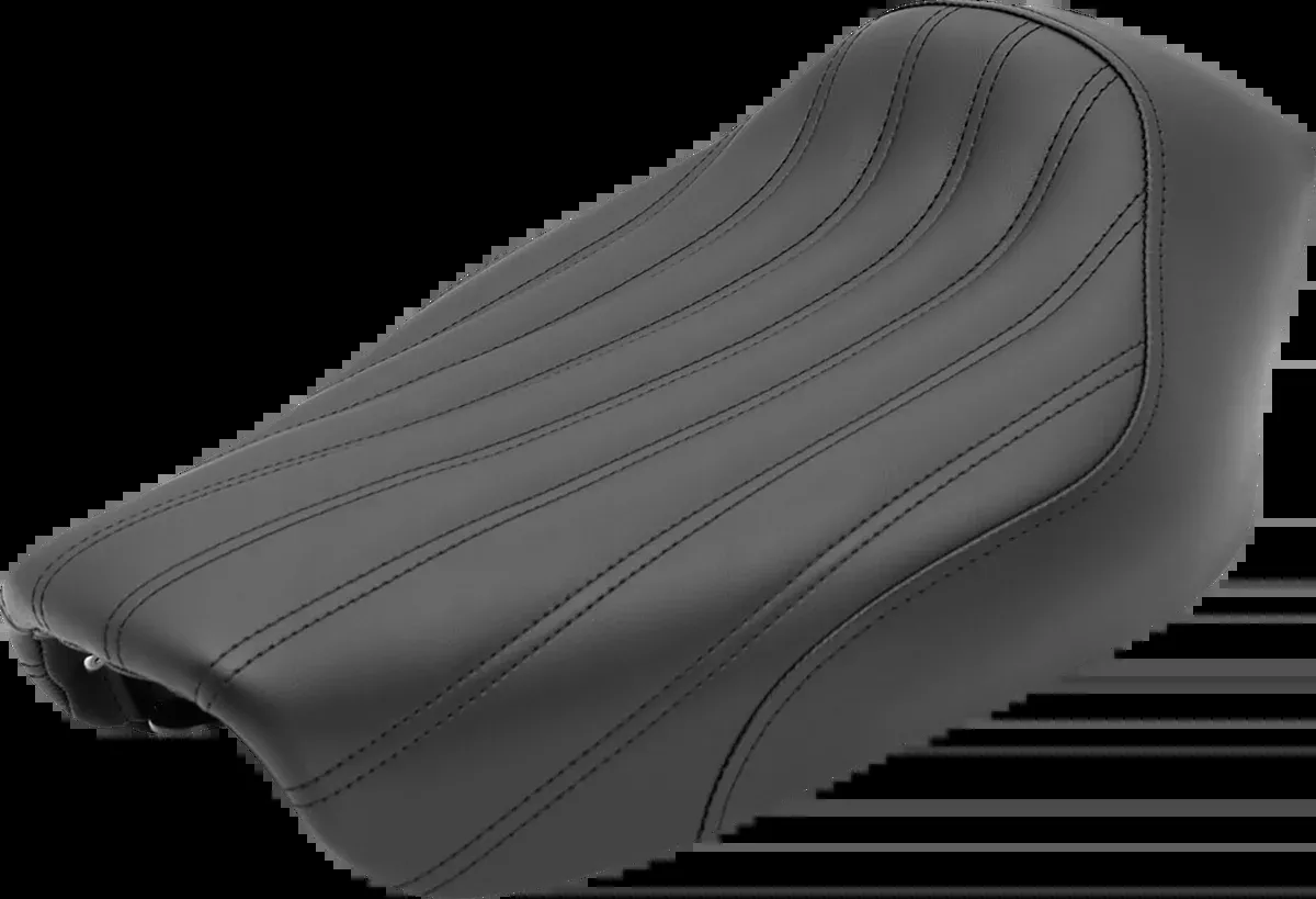 Knuckle Solo Seat - Ribbed - Black - FXD '04-'05