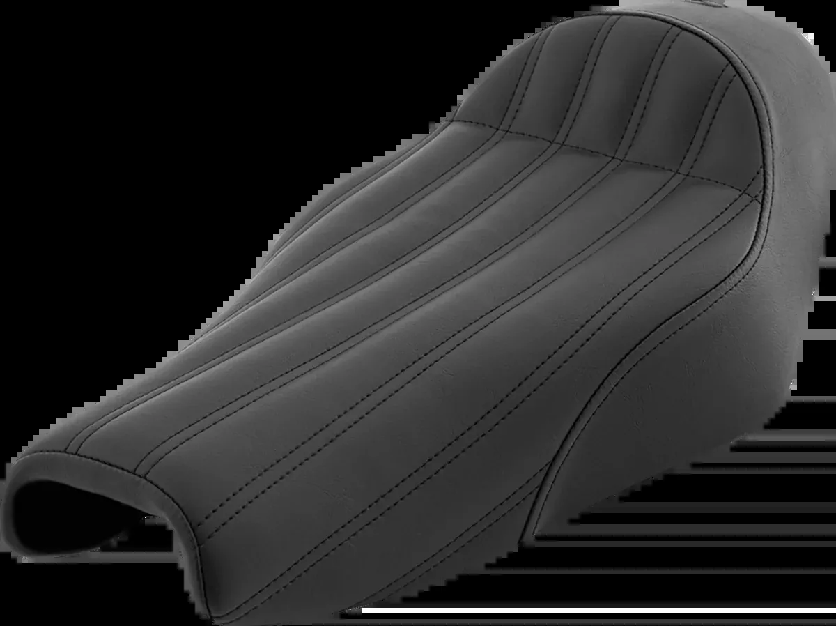Knuckle Solo Seat - Ribbed - Black