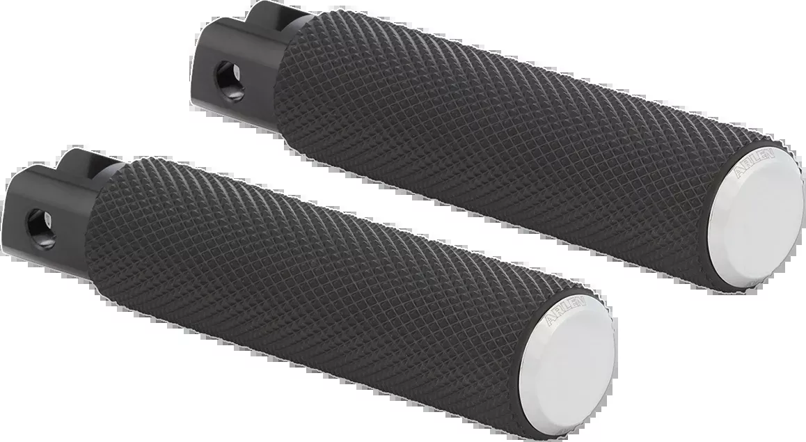 Knurled Footpegs - Chrome - FX/FL '18-'25