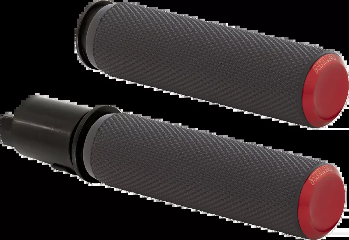 Knurled Grips - TBW - Red