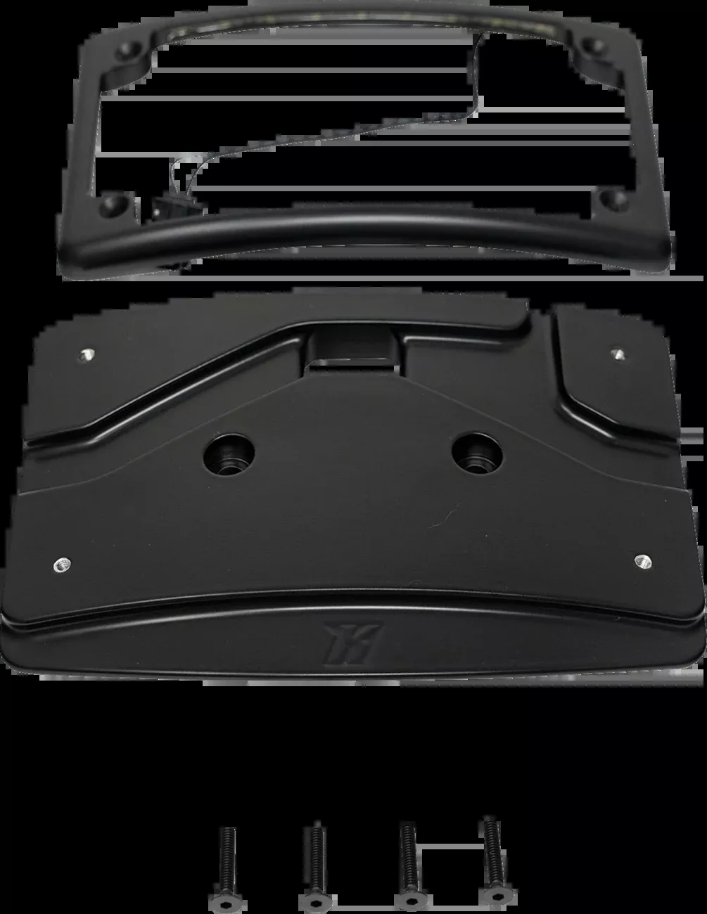 KODLIN USA Mount Kit - License Plate - Cureved - Black KUS20102