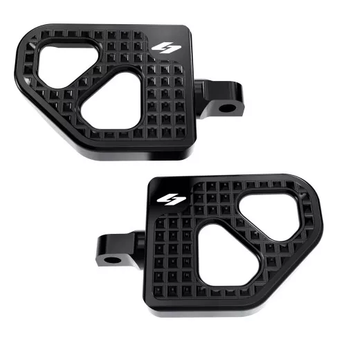 Kraus Max Lean Mini Floorboards for Harley - Black