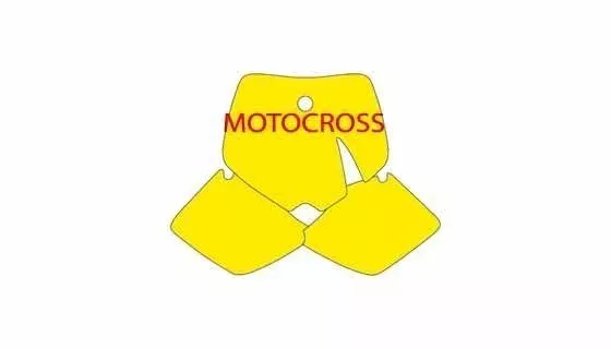 KTM SX 2000-2002 YELLOW BACKGROUNDS, BLACKBIRD 3507/40