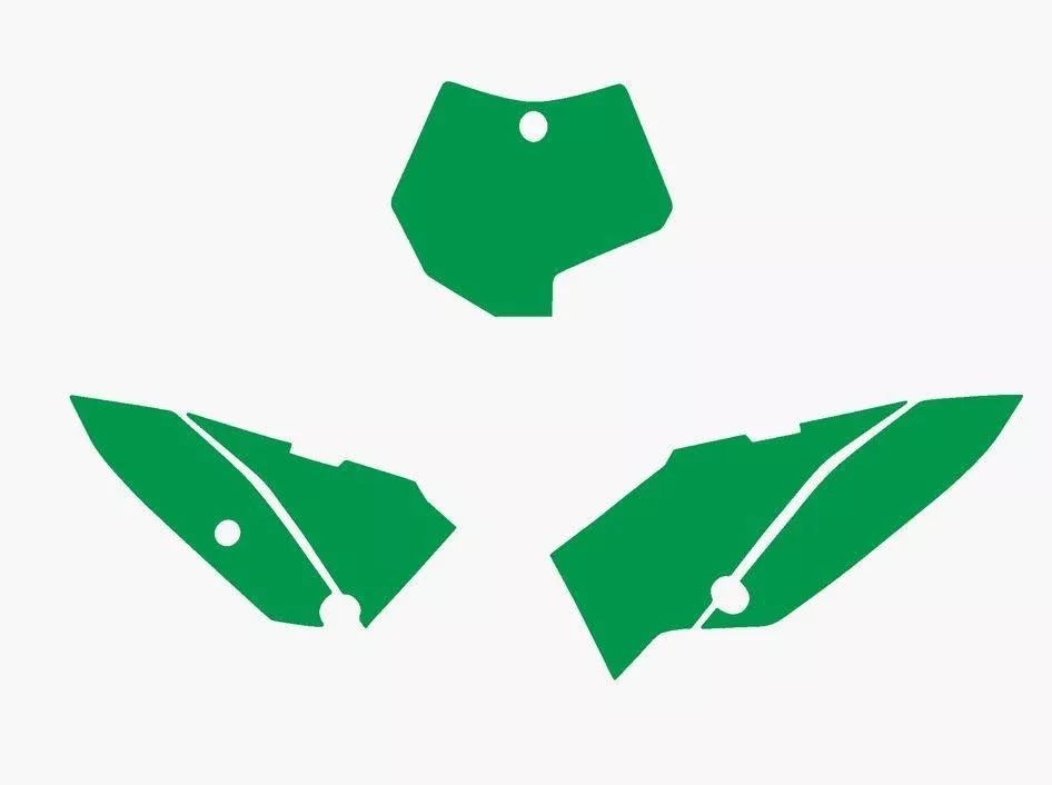 KTM SX 65 09-15 GREEN BACKGROUNDS, BLACKBIRD 3516/30