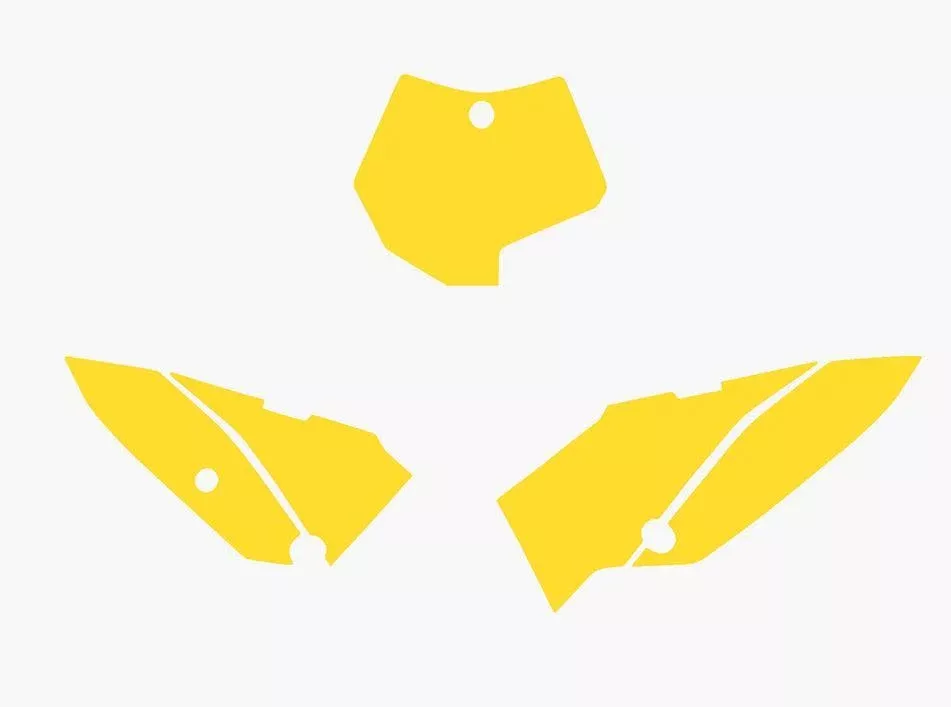 KTM SX 65 09-15 YELLOW BACKGROUNDS, BLACKBIRD 3516/40