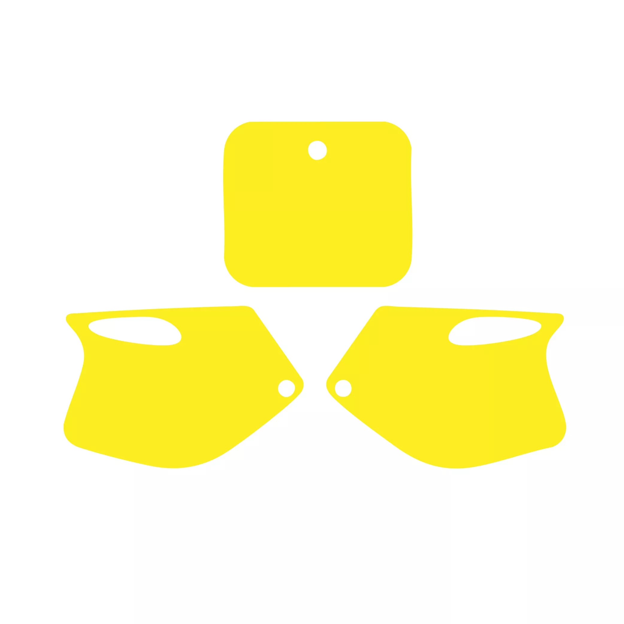 KTM SX 98-99 YELLOW BACKGROUNDS, BLACKBIRD 3502/40