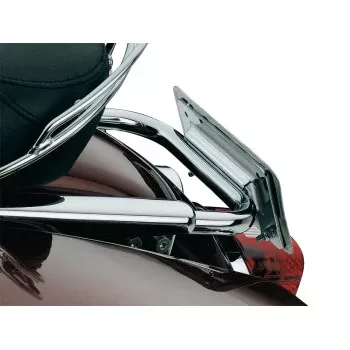 Kuryakyn 113 Laydown License Plate Holder Frame Chrome For Harley Touring 1994-2008