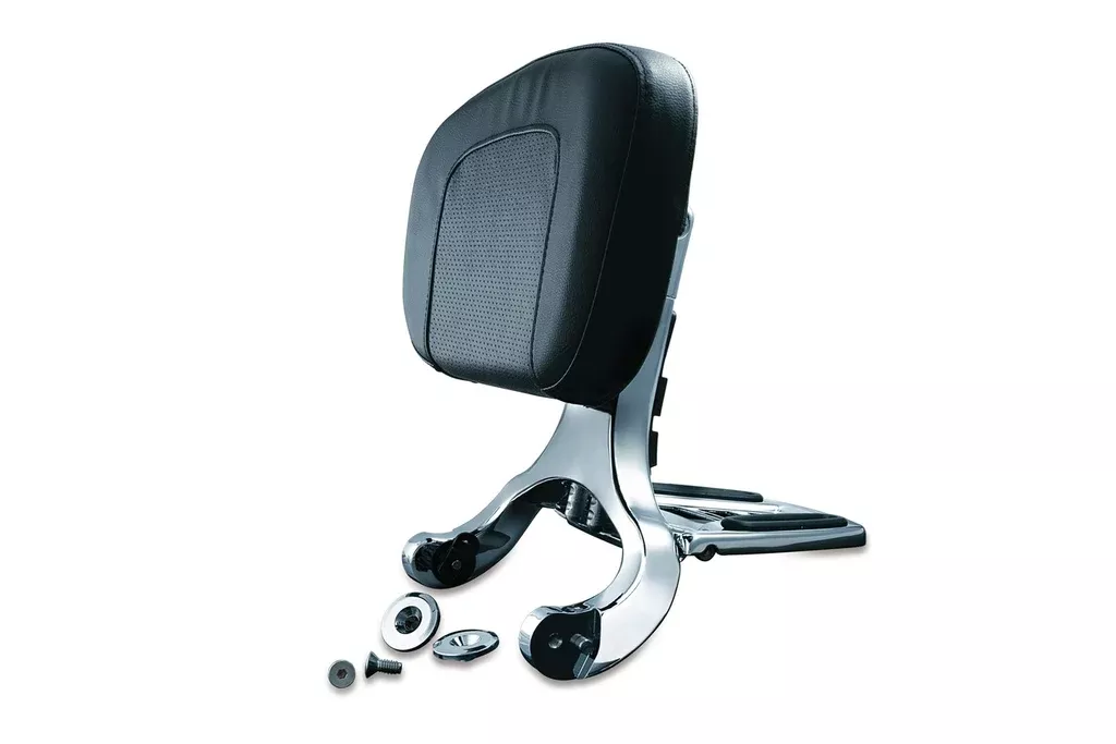 Kuryakyn 1660 – Multi-Purpose Driver & Passenger Backrest – Chrome