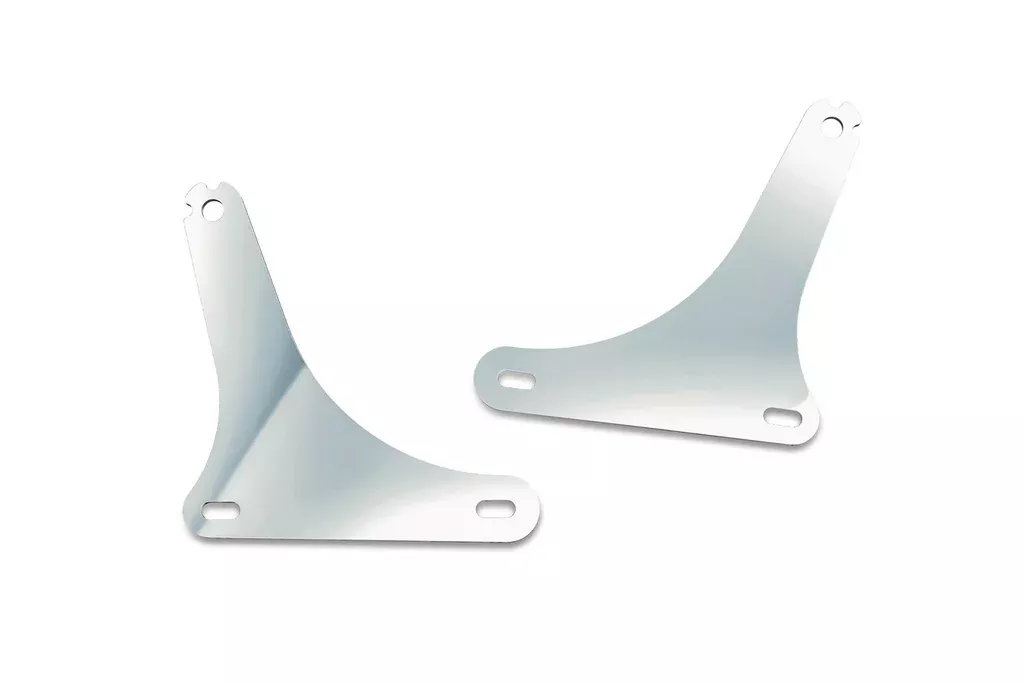 Kuryakyn 1667 – Fixed Backrest Mount Kit for Harley-Davidson FL Softails – Chrome