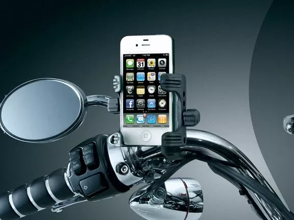 Kuryakyn 1699 Tech-Connect Handlebar Mount Complete Kit for Standard Devices
