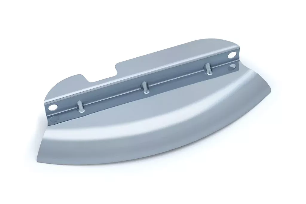 Kuryakyn 1804 – Lower Triple Tree Wind Deflector for ’14-’18 Touring – Chrome