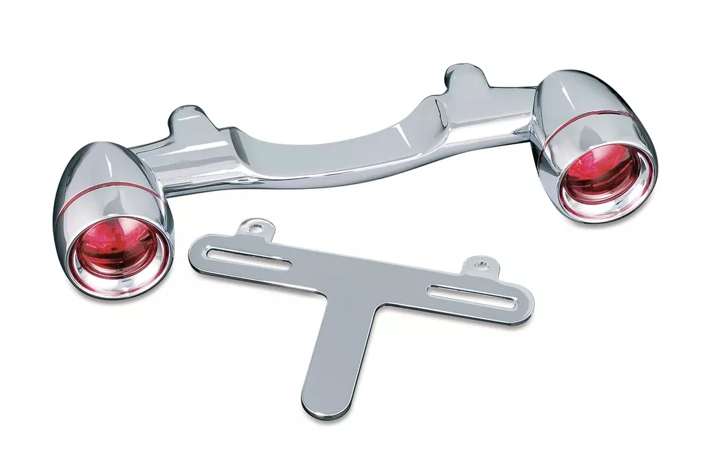 Kuryakyn 2098 – Bullet Light Rear Turn Signal Bar for Harley-Davidson – Chrome