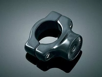 Kuryakyn 3116 Gloss Black Side Mount License Plate Clamp Harley Softail 86-15