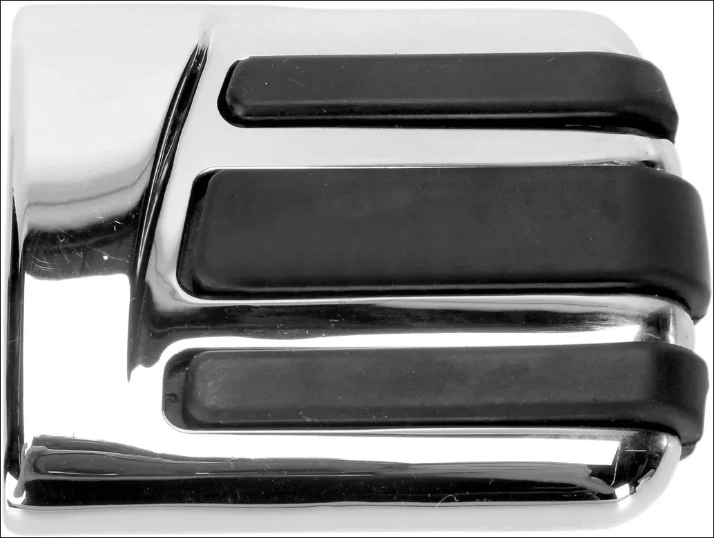 Kuryakyn 4429 Chrome Pilot Brake Pedal Pad for Harley Softail & Dyna
