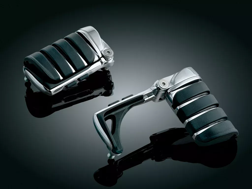 Kuryakyn 4446 – Switchblade Pegs without Adapters for Harley-Davidson – Chrome