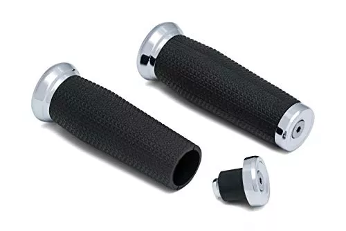Kuryakyn 5946 Thresher Grips - Chrome