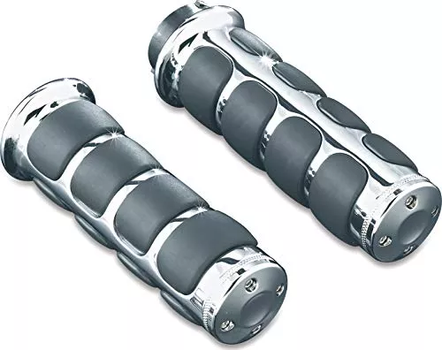 Kuryakyn 6337 Premium ISO Handlebar Grips for Throttle and Clutch: Honda & Triumph Motorcycles, 1 Pair