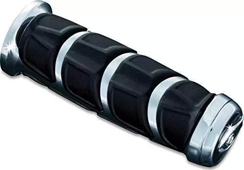 Kuryakyn 6372 Premium Kinetic Handlebar Grips: Universal Fit for Motorcycles with 1" Diameter Bars,1 Pair