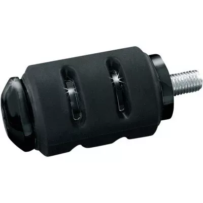 Kuryakyn 7558 Gloss Black Trident ISO-Shift Peg Standard for Harley