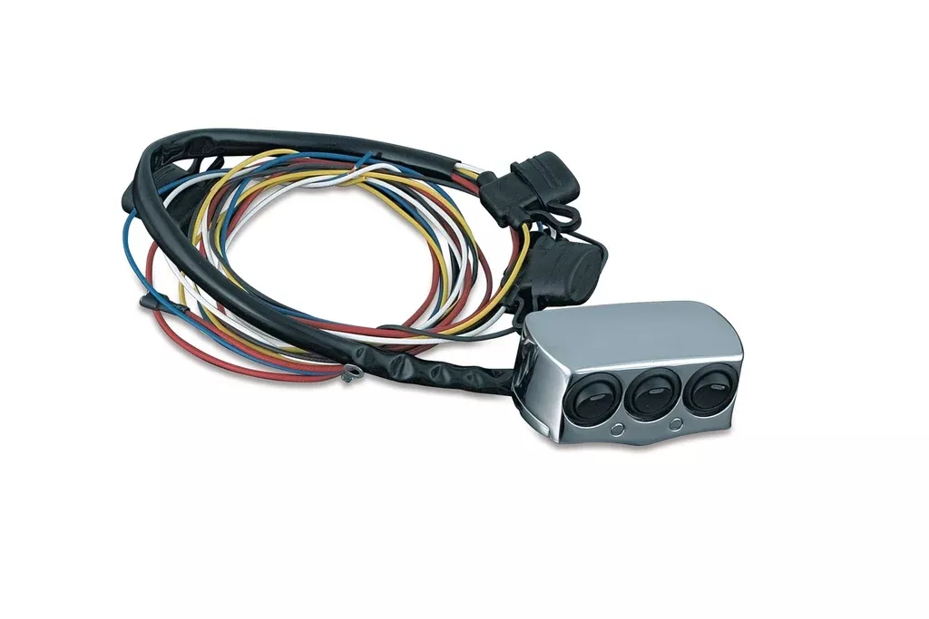 Kuryakyn 7803 – Accessory Switches for Master Cylinder Reservoir Covers – Chrome