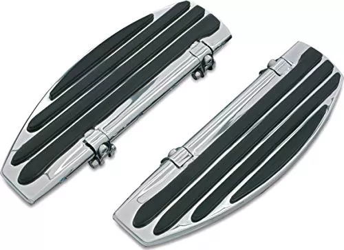 Kuryakyn 7905 Motorcycle Foot Controls: ISO Boards for 1983-2019 Harley-Davidson Motorcycles, Chrome, 1 Pair