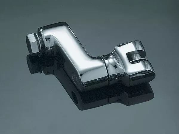 Kuryakyn 7996 Chrome Offset Peg Male Mounts 1/2"-13 Bolt Harley Style Mount
