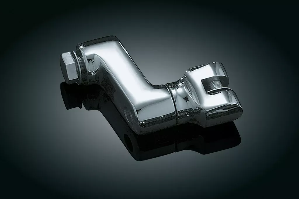 Kuryakyn 7996 - Offset Peg Mounts with 1 /2-13 Mounting Bolt - Chrome