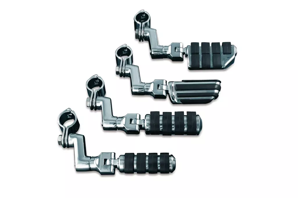 Kuryakyn 7999 – Large ISO Pegs with Offset & 1-1 /4 Magnum Quick Clamps – Chrome