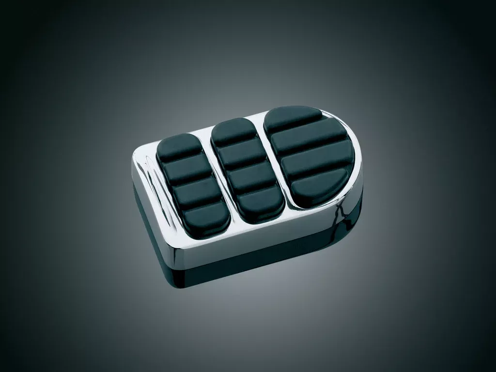 Kuryakyn 8029 – ISO Brake Pedal Pad for FX & XG – Chrome