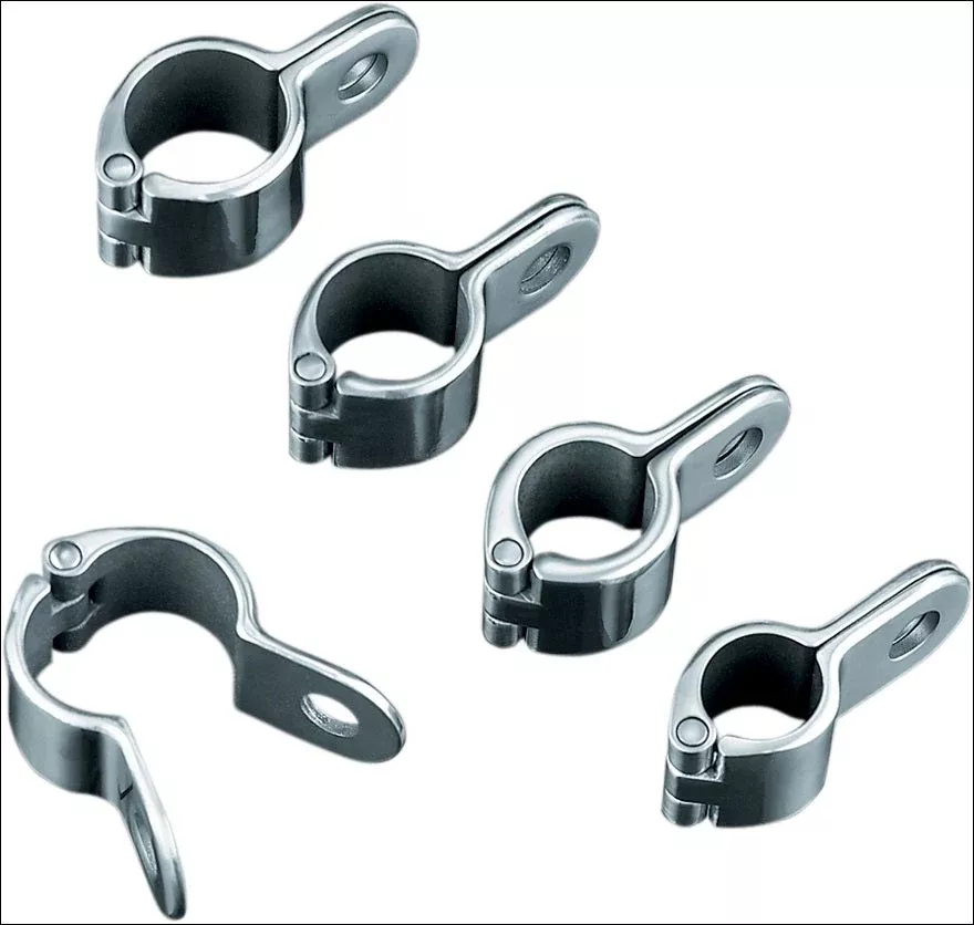 Kuryakyn 8073 1-1/4" Chrome Magnum Quick Clamp (ea) Harley & Metric