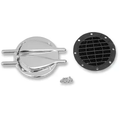 Kuryakyn 8498 Chrome Stinger Trap Door with Filter (ea) for Hypercharger