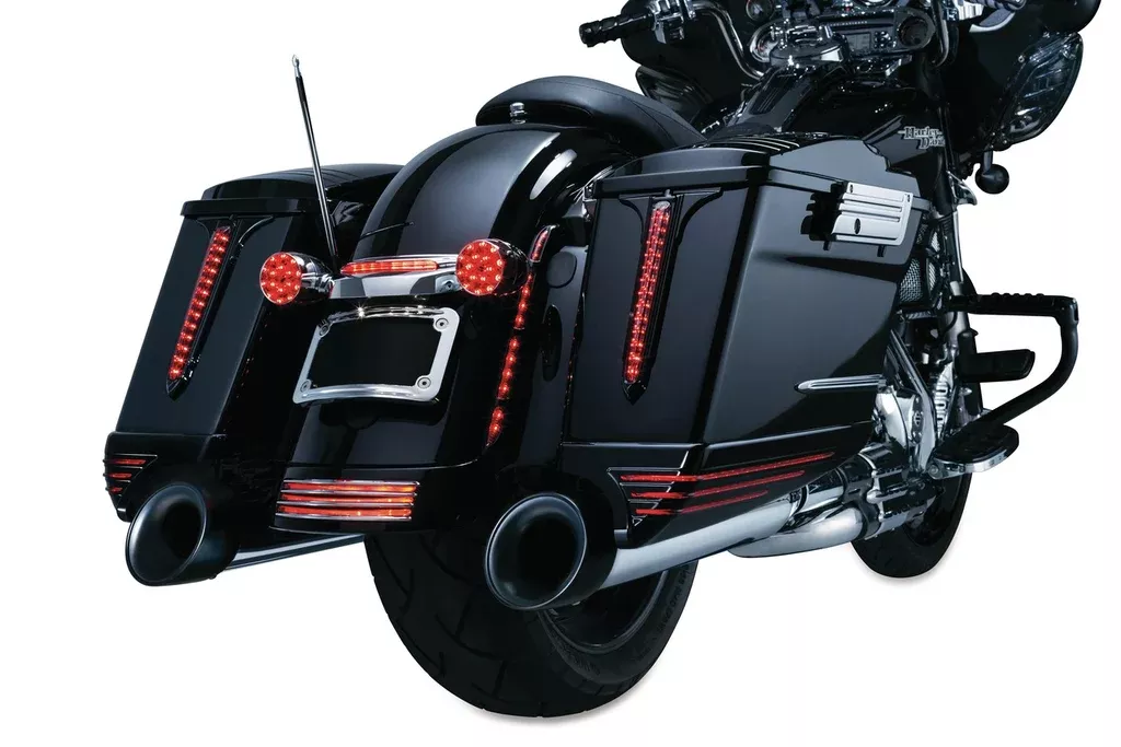 Kuryakyn 864 – Two-Tone Hex /Grooved Billet Antenna – Black and Raw Aluminum