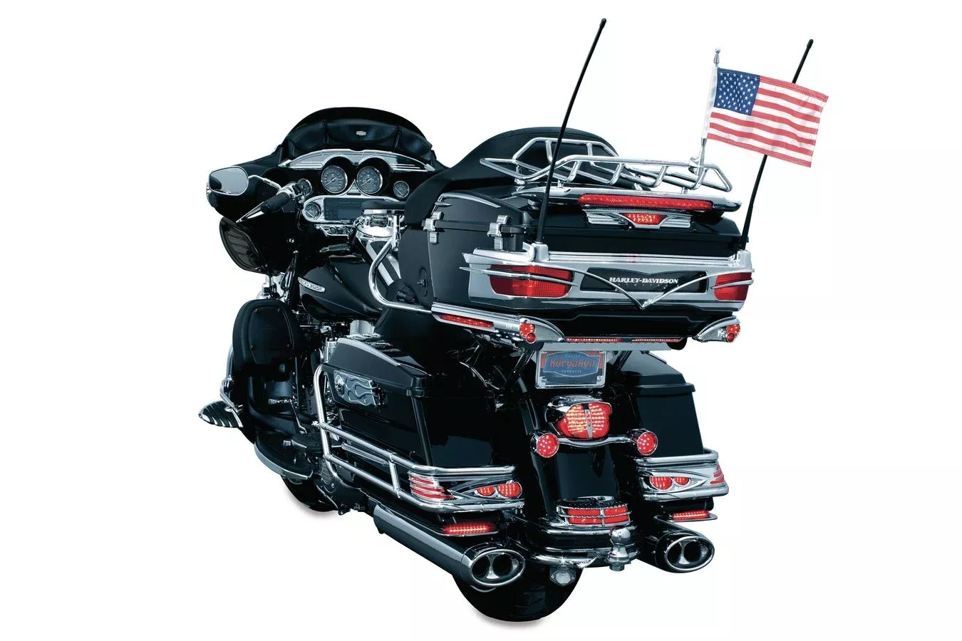 Kuryakyn 8973 Quick Adjust Tour-Pak Relocator