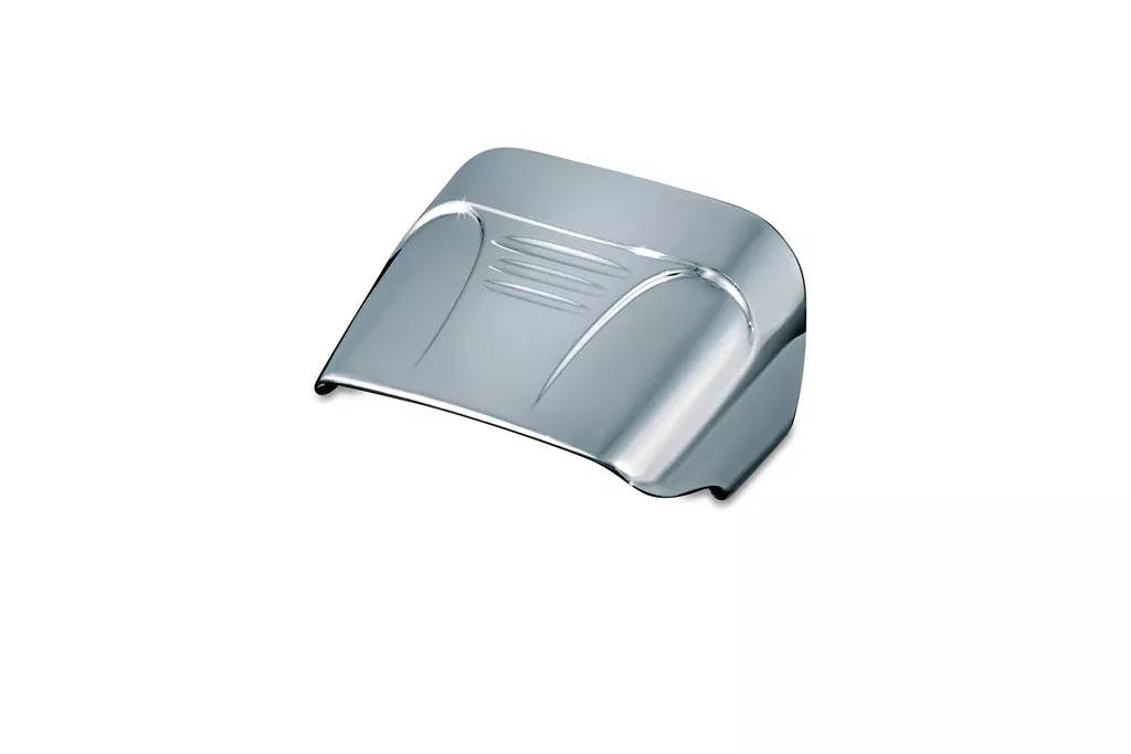 Kuryakyn 9008 - Taillight Cover without Slots for Harley-Davidson Models with Conventional Fender Mounted Taillights - Chrome