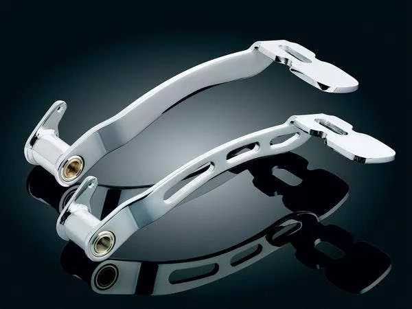 Kuryakyn 9061 Extended Smooth Chrome Brake Lever Harley FL 97-07 FLST 87-17
