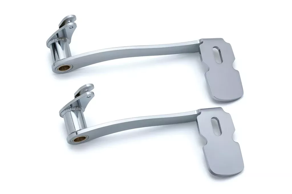Kuryakyn 9670 – Extended Brake Pedal for ’14-’18 Touring & Trike Without Lowers – Chrome