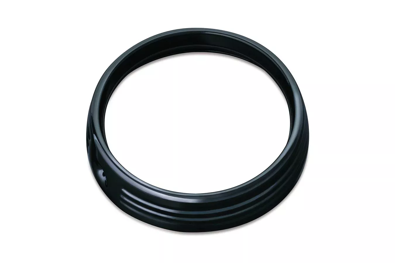 Kuryakyn Black 7" Headlight Headlamp Trim Ring Bezel for Harley FLH/T 14-Up