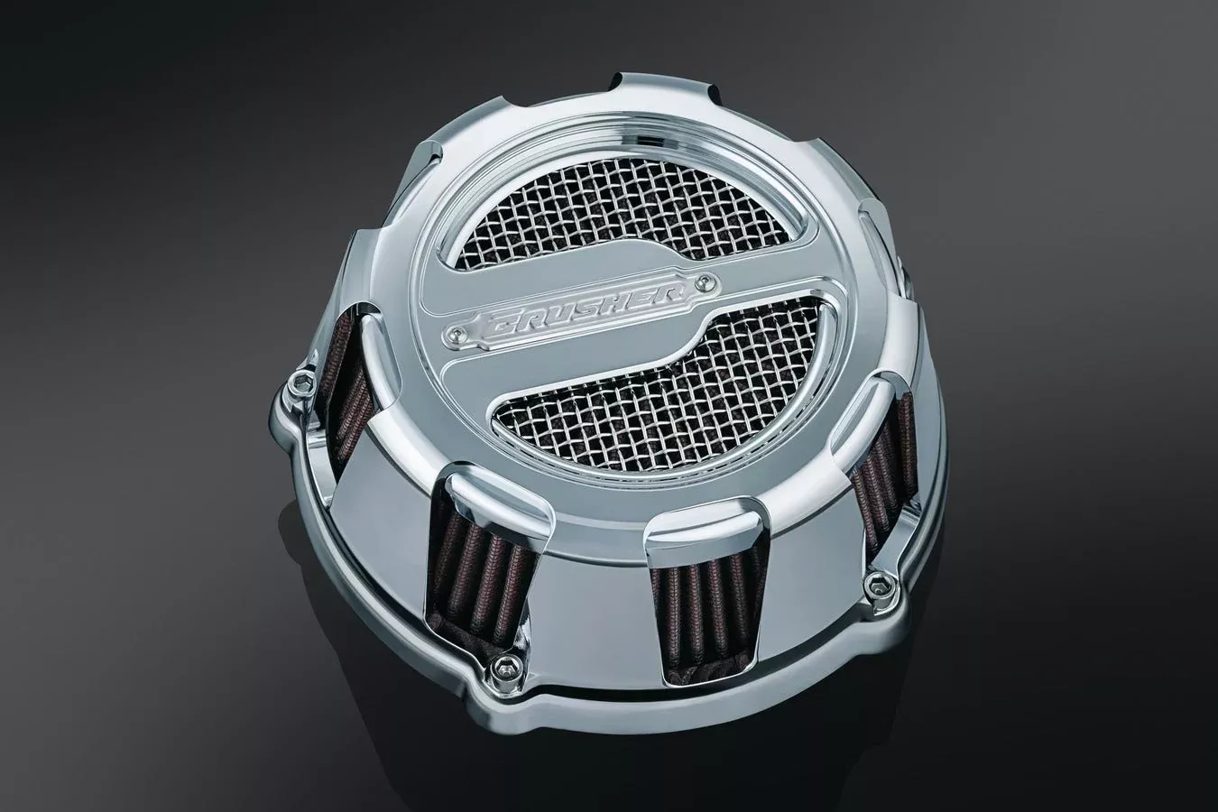 Kuryakyn Chrome Crusher Maverick Stage 1 Air Cleaner Universal Assembly Only
