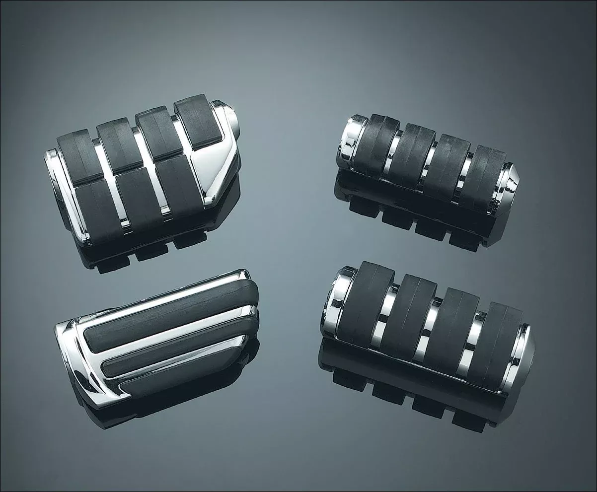 Kuryakyn Chrome Dually ISO-Pegs without Adapters Universal Fitment
