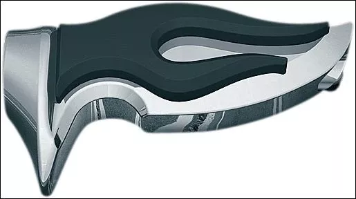Kuryakyn Chrome Flamin' Pegs without Adapters Universal Fitment