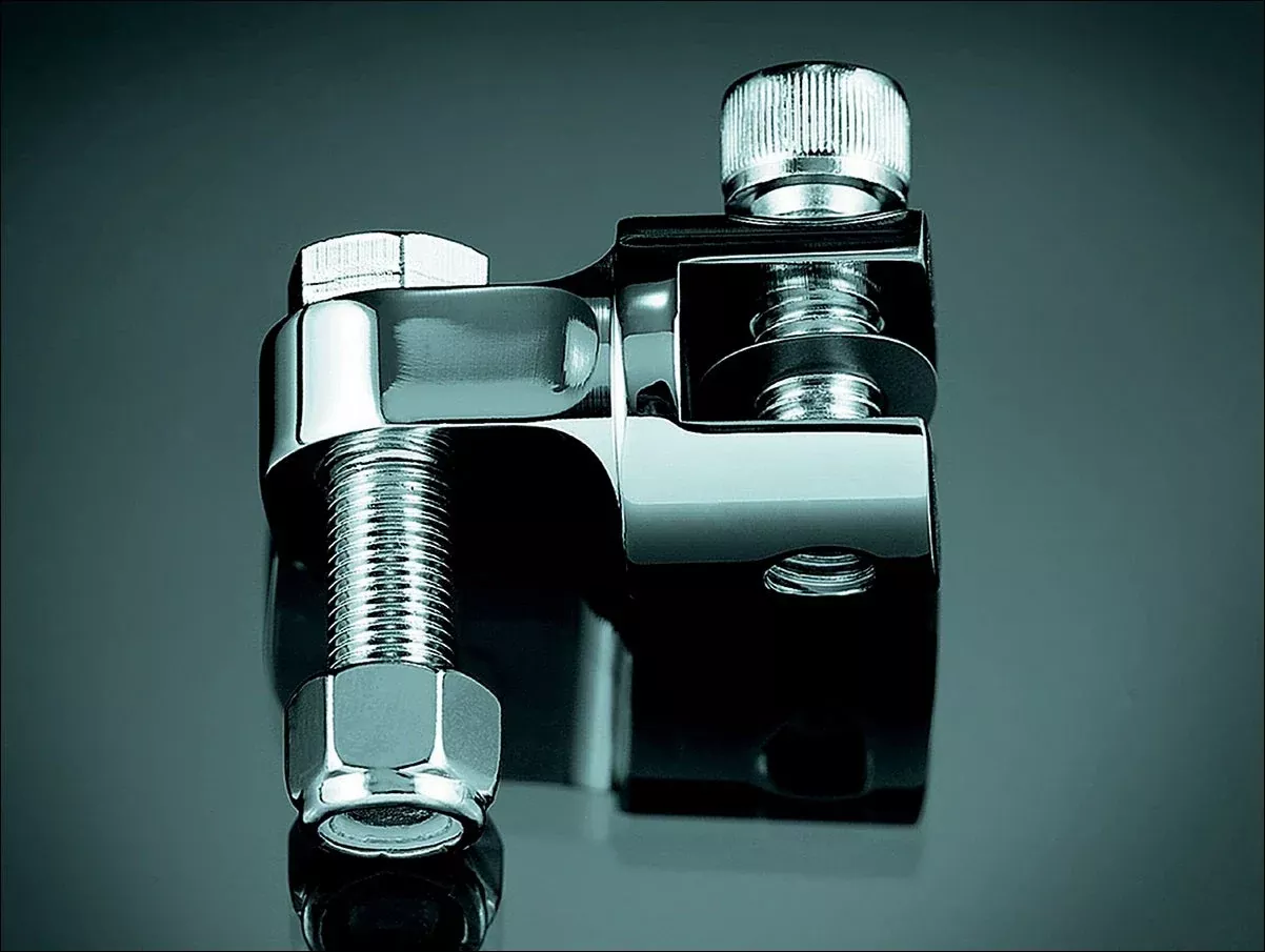 Kuryakyn Chrome Footpeg & Stirrup Extenders, 2-1/4" Universal Fitment