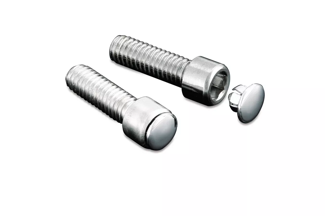 Kuryakyn Chrome Hot Spots Custom End Plugs for Allen Head Bolts 1/4" Pack of 10