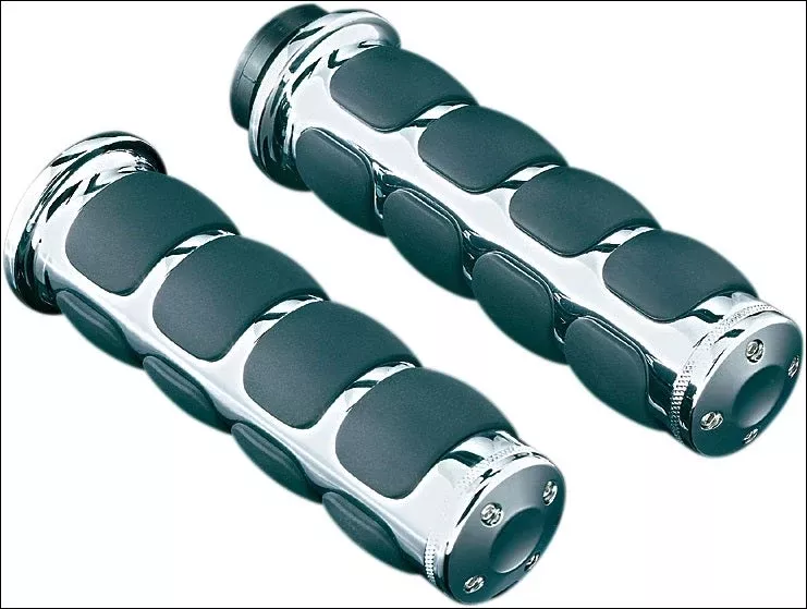 Kuryakyn Chrome ISO-Grips for Honda Valkyrie Models