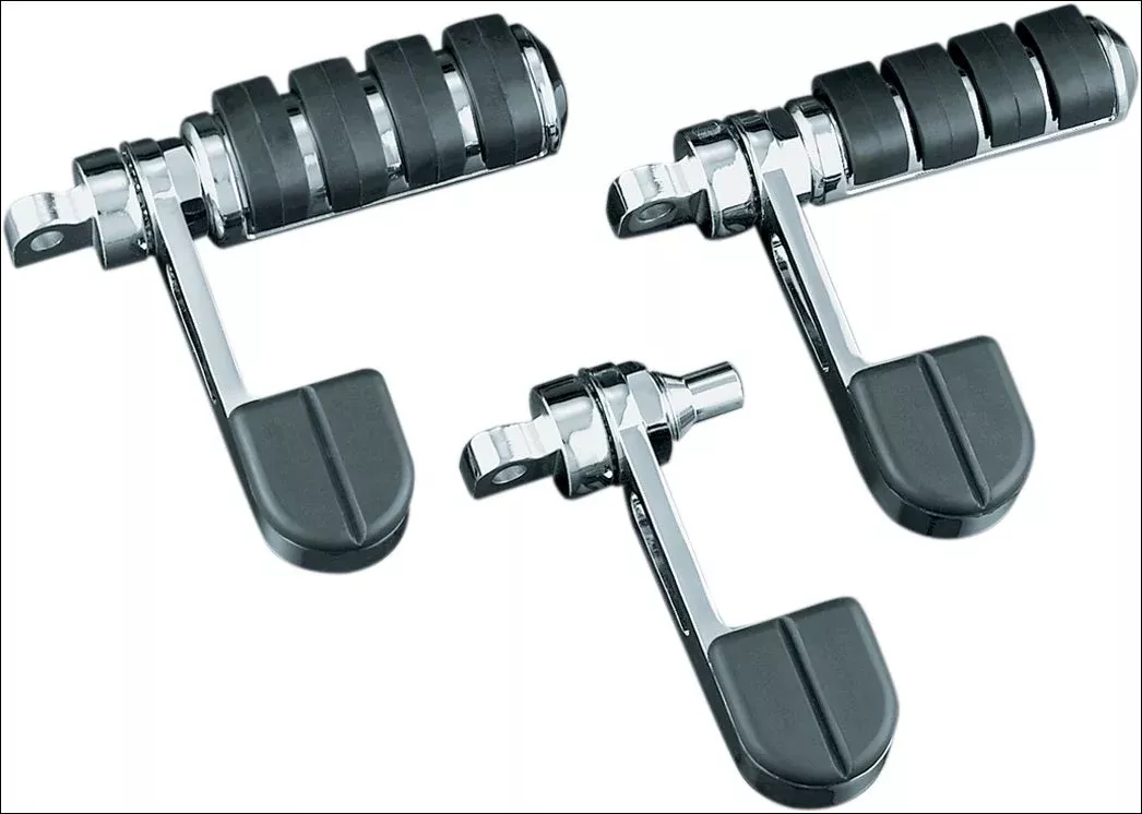 Kuryakyn Chrome ISO-Stirrups without Pegs Universal Fitment
