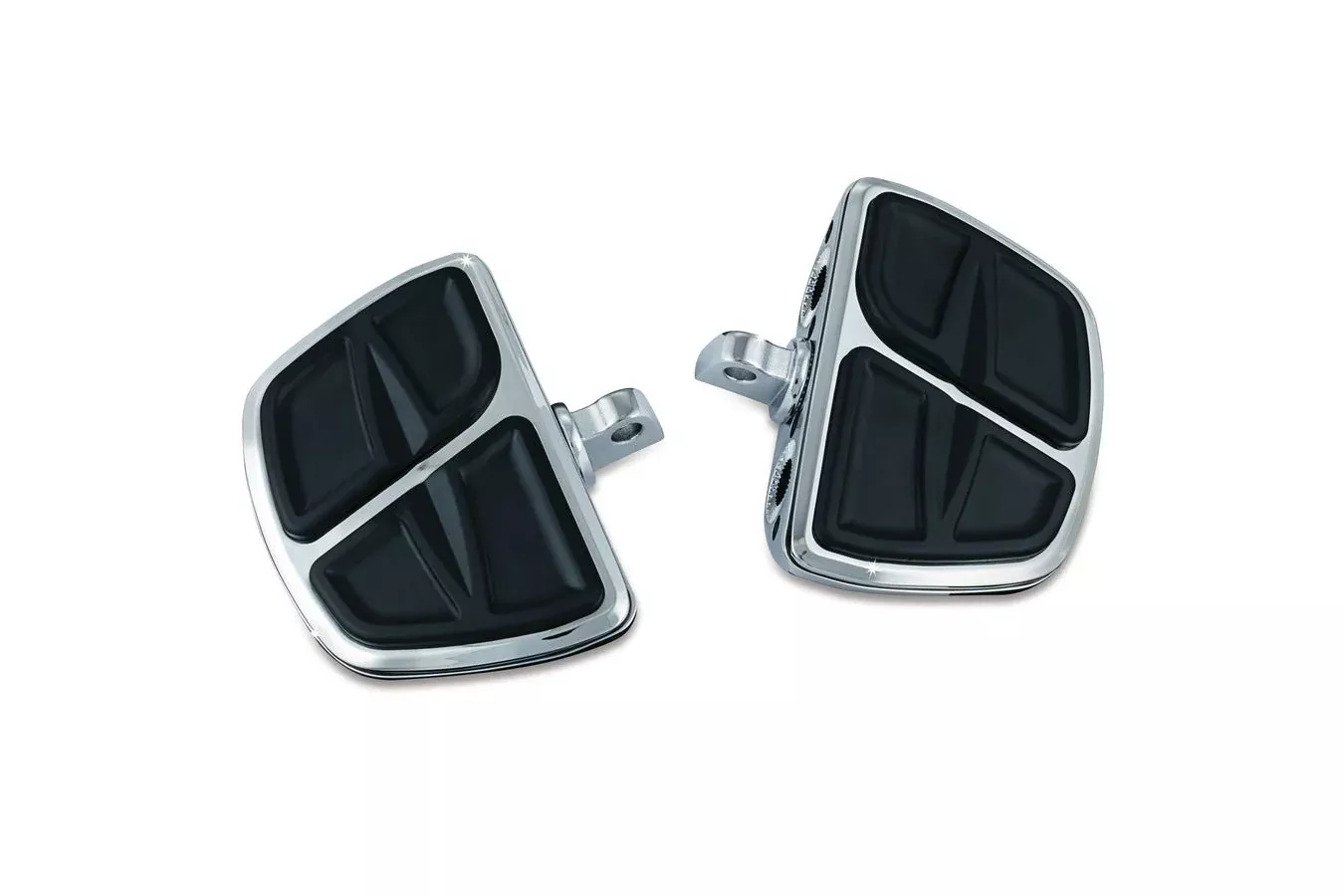 Kuryakyn Chrome Kinetic Mini Boards w/ Male Mount Adapters Harley Goldwing