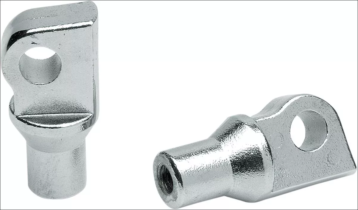 Kuryakyn Chrome Peg Adapters for Harley Male Mount Applications