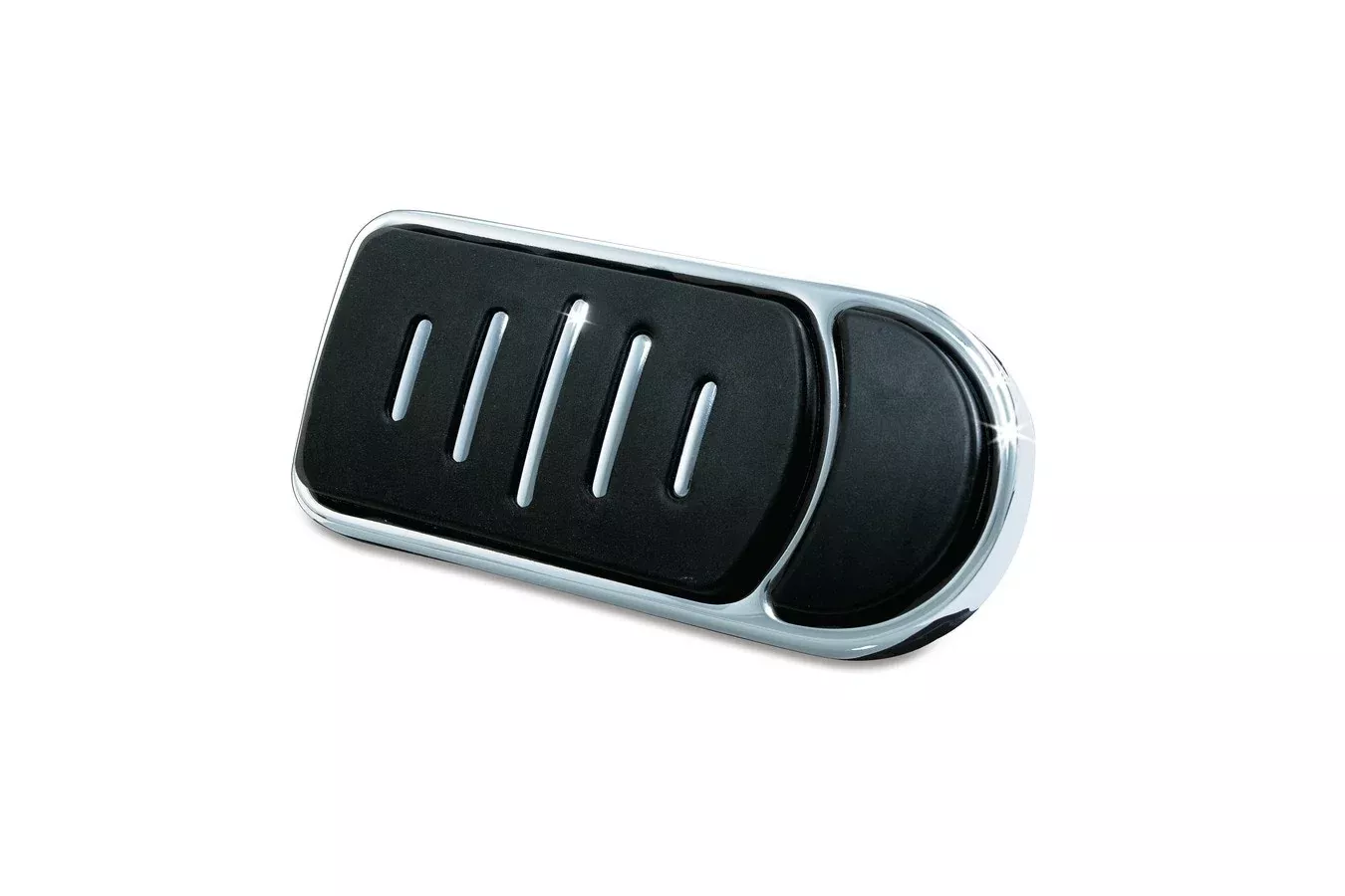 Kuryakyn Chrome Premium Extended Brake Pedal Pad for Harley Touring Softail Dyna