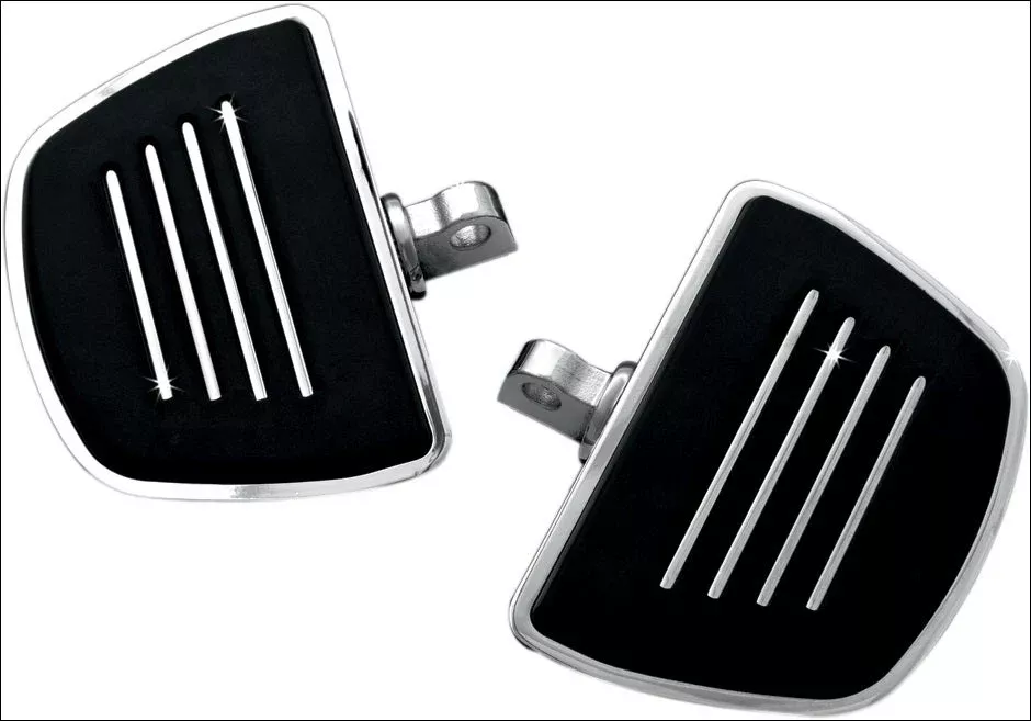 Kuryakyn Chrome Premium Mini Boards with Male Mount Adapters Harley Goldwing